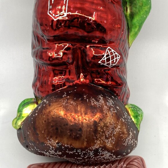 Christopher Radko Frog Daddy Blown Glass Ornament 96 386 0 Vintage 8" Tall Toad - Picture 5 of 12